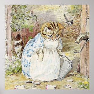 Das Kuchen und der Patty Pan von Beatrix Potter Poster