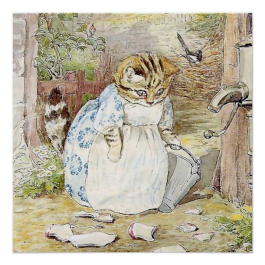 Das Kuchen und der Patty Pan von Beatrix Potter Poster (Vorderseite)