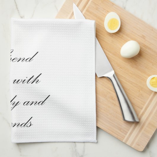 Das Küchentuch für Dich oder die Familie (Viertel Falte)