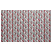 Das kühne Metallic 3D Red Gray Texture Look Stoff (Fat Quarter (45,7 x 55,9 cm))