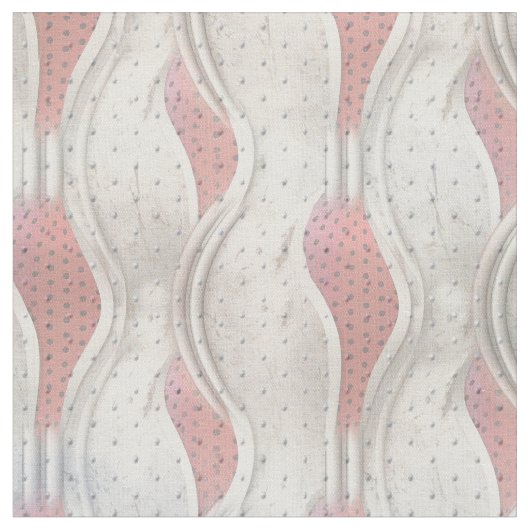 Das kühne, metallische 3D Red Cream Texture Look Stoff (Nahaufnahme)