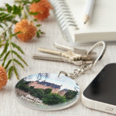 Das kühne schottische Schloss Ross Clans Balnagown Schlüsselanhänger (Vorderseite rechts)