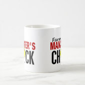 Das Küken des Bauernhof-Managers Kaffeetasse (Mittel)