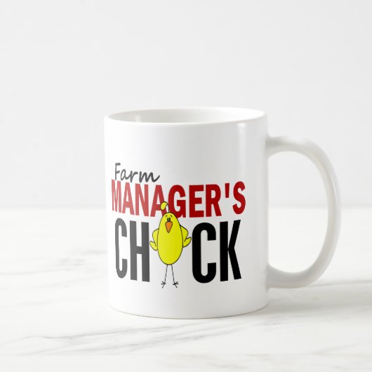 Das Küken des Bauernhof-Managers Kaffeetasse (Rechts)