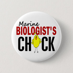DAS KÜKEN DES MARINEbiologen Button