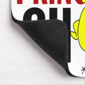Das Küken des Schulvorstehers Mousepad (Ecke)