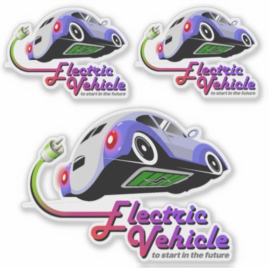 Das künftige Fahrzeug | 6"x 6"- glänzend transpare Aufkleber (Vorderseite)