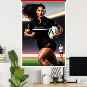Das Kunst-Plakat für Frauen Poster (Heimbüro)