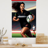 Das Kunst-Plakat für Frauen Poster (Küche)