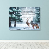 Das Künstlergedicht Canvas drucken Leinwanddruck (Insitu (Holzboden))