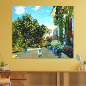 Das Künstlerhaus in Argenteuil Leinwanddruck (Insitu (Wohnzimmer))