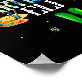 Das Künstlerische Elf-Team Elf-Familie Weihnachts- Poster (Ecke)