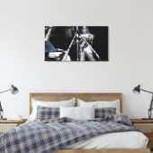 Das künstlerische Konzept der künftigen Weltraumfo Leinwanddruck (Insitu (Schlafzimmer))
