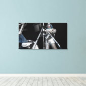 Das künstlerische Konzept der künftigen Weltraumfo Leinwanddruck (Insitu (Holzboden))