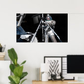Das künstlerische Konzept der künftigen Weltraumfo Poster (Heimbüro)