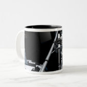 Das künstlerische Konzept der künftigen Weltraumfo Zweifarbige Tasse (Vorderseite Links)