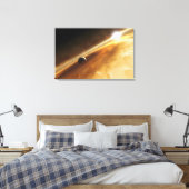 Das künstlerische Konzept des Sterns Fomalhaut Leinwanddruck (Insitu (Schlafzimmer))