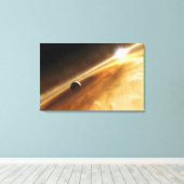 Das künstlerische Konzept des Sterns Fomalhaut Leinwanddruck (Insitu (Holzboden))