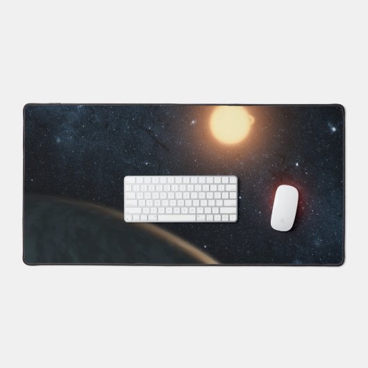 Das künstlerische Konzept illustriert Kepler-16b. Schreibtischunterlage (Tastatur & Maus)