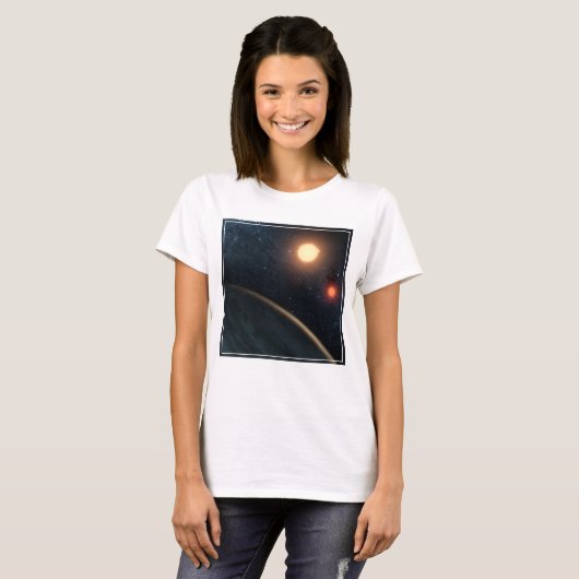 Das künstlerische Konzept illustriert Kepler-16b. T-Shirt (Vorne ganz)