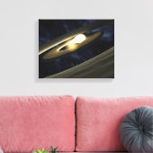 Das künstlerische Konzept zeigt einen Klumpen Mate Leinwanddruck (Insitu (Wohnzimmer))