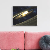 Das künstlerische Konzept zeigt einen Klumpen Mate Leinwanddruck (Insitu (Wohnzimmer))