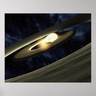 Das künstlerische Konzept zeigt einen Klumpen Mate Poster