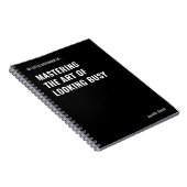 Das künstlerische Zitat meistern Notizblock (Rechte Seite)