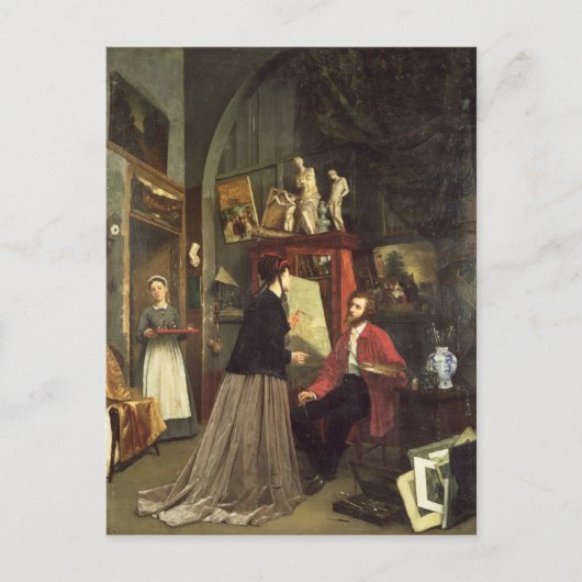 Das Künstlerstudio Postkarte (Vorderseite)