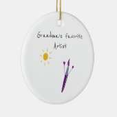 Das Kunstwerk Ihres Kindes auf einem Ornament (Rechts)