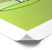 Das Kunstwerk Ihres Kindes auf einem Poster (Ecke)