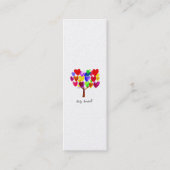 Das Kunstwerk Ihres Kindes oder Zeichnend auf eine Mini Visitenkarte (Vorderseite)