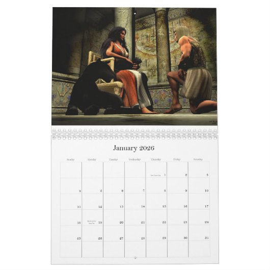 Das Kunstwerk von Delilah K. Stephans 2011 Kalender (Jan 2026)