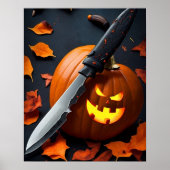 Das Kürbisplakat Poster (Vorne)