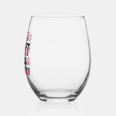 Das Kurze Leben kauft das gute Garn Weinglas Ohne Stiel (Links)