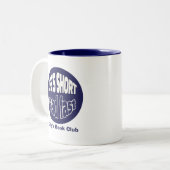 Das Kurze Lesen des Buches: Navy Zweifarbige Tasse (Vorderseite Links)