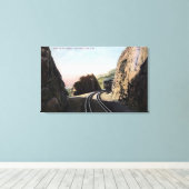 Das Kurze Schienenfahrzeug Leinwanddruck (Insitu (Holzboden))