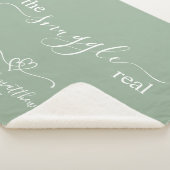 Das Kuscheln ist echt Zwei Herzen Scripty Sherpadecke (3/4)