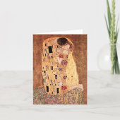 Das Kuss-Gemälde Gustav Klimt Karte (Vorderseite)