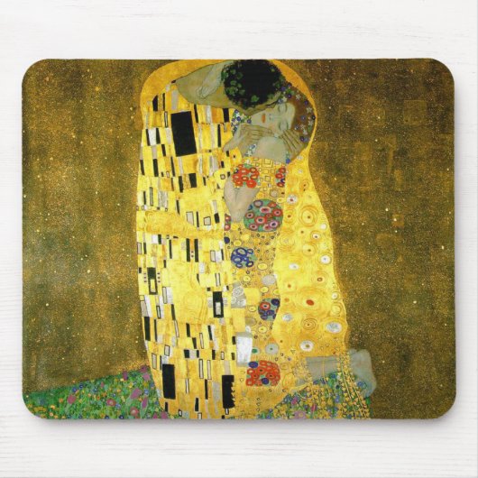 Das Kuss ~ Gustav Klimt Mousepad (Vorne)