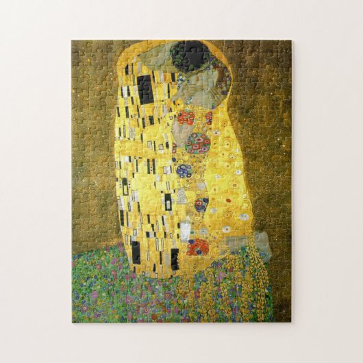 Das Kuss ~ Gustav Klimt Puzzle (Vertikal)