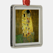 Das Kuss ~ Gustav Klimt Silbernes Ornament (Rechts)