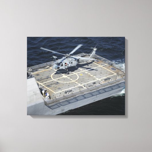 Das Küstenschiff USS Freedom Leinwanddruck (Vorderseite)