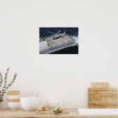 Das Küstenschiff USS Freedom Poster (Küche)