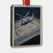Das Küstenschiff USS Freedom Silbernes Ornament (Rechts)
