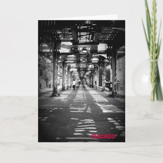 Das L, Chicago Karte (Vorderseite)