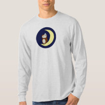 Das L/S der Männer helles Aschen-Nachteulent-stück