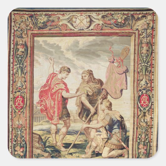 Das Labarum, vor 1663 Quadratischer Aufkleber (Vorderseite)