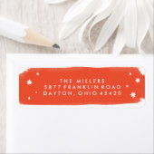 Das Label für die Weihnachtsadresse (Insitu)