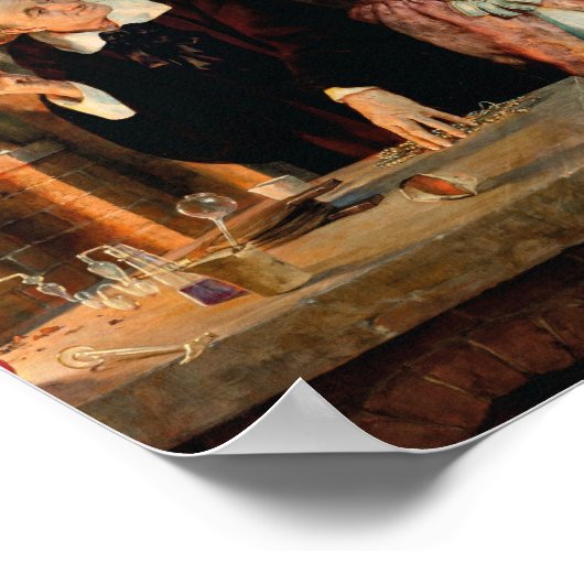 Das Labor | John Collier Poster (Ecke)